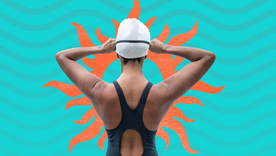 What is the importance of water resistant sunscreen for swimmers?