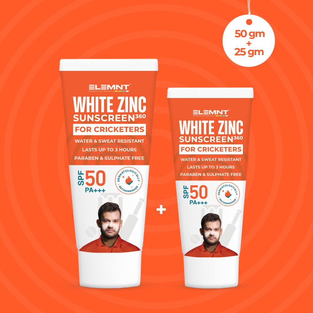 White zinc sunscreen