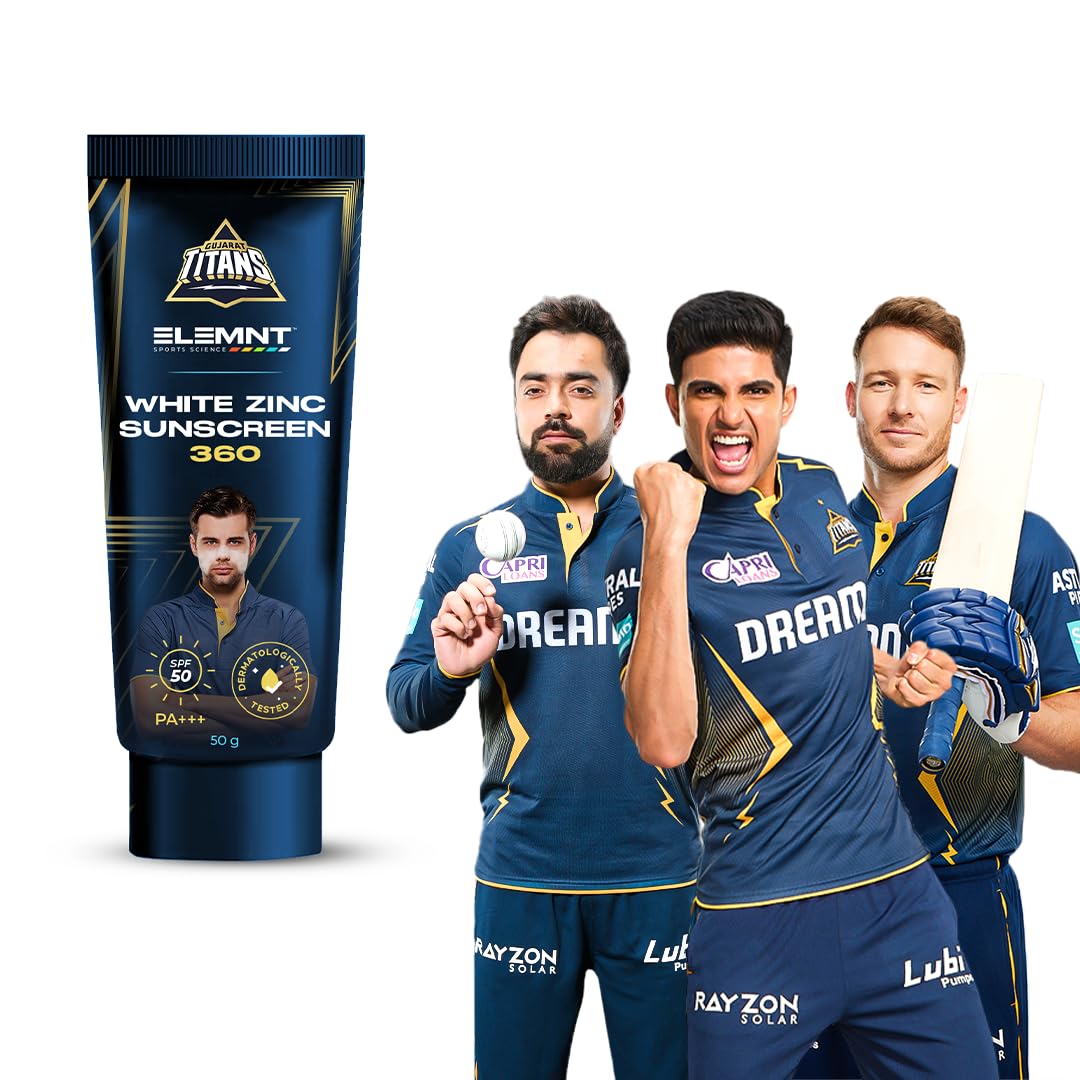 Gujarat Titans White Zinc Sunscreen